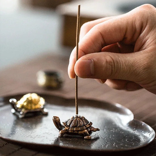 Serene Turtle Incense Burner